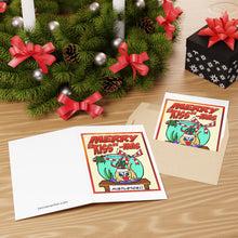 Load image into Gallery viewer, &quot;Merry Kiss-Mas&quot; Greeting Cards (1 or 10-pcs)