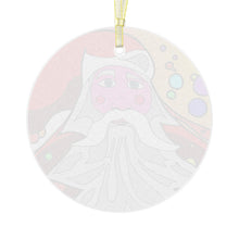 Load image into Gallery viewer, Santa Max Glass Ornament