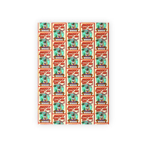 "Merry Kiss-Mas" Goldfish Gift Wrapping Paper Rolls, 1pc