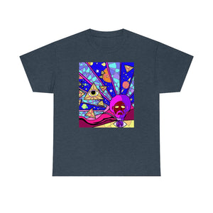 Mr. Odd from Gray vs. Grey in Color single panel Unisex Heavy Cotton Tee