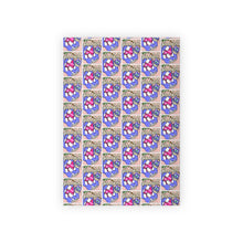 Load image into Gallery viewer, &quot;Let&#39;s Play Christmas&quot; - Blue Cat Gift Wrapping Paper Rolls, 1pc