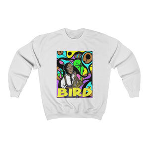 Charlie "Bird" Parker in Color Unisex Heavy Blend™ Crewneck Sweatshirt
