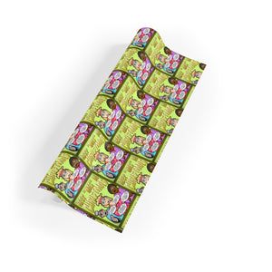 "Keep Mas in Christmas"" Gift Wrapping Paper Rolls, 1pc