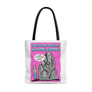 Great Second Guesses in History: Euripides AOP Tote Bag