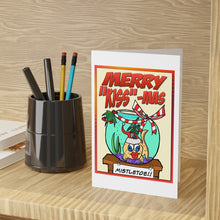 Load image into Gallery viewer, &quot;Merry Kiss-Mas&quot; Greeting Cards (1 or 10-pcs)