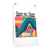 Load image into Gallery viewer, Gray Vs. Gray in Color; Mrs. Zlarg Premium Matte vertical posters