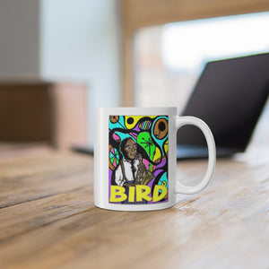 Charlie "Bird" Parker in Color Ceramic Mug 11oz