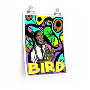 Bird in Color Premium Matte vertical posters