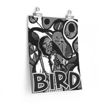 Load image into Gallery viewer, Bird in Black and White Premium Matte vertical posters