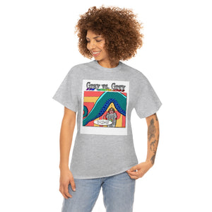 Mrs. Z'larg the Seductress from Gray vs. Grey in Color single panel Unisex Heavy Cotton Tee