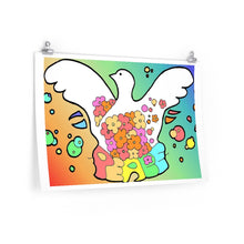 Load image into Gallery viewer, Peace Dove Premium Matte horizontal posters