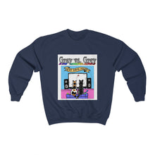 Load image into Gallery viewer, Gray vs. Grey in Color Cat Date Night Unisex Heavy Blend™ Crewneck Sweatshirt
