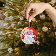 Load image into Gallery viewer, Santa Max Glass Ornament